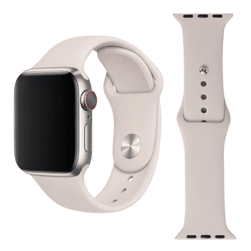 Silikonska narukvica za Apple Watch 42 44 45 49 mm, bež