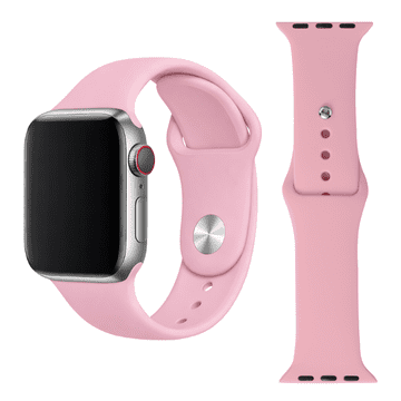 Silikonska narukvica za Apple Watch 42 44 45 49 mm, roza