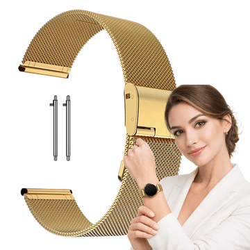 Remen za Maxcom FW58 Vanad Pro metalnu narukvicu, zlatna, jaka 20 mm