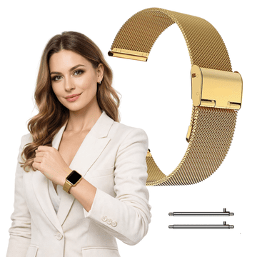 Remen za Amazfit BIP 5 narukvicu za magnetski sat zlatne boje 22 mm