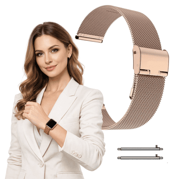 Remen za Amazfit BIP 5 narukvicu s magnetskim efektom, roze boje, 22 mm