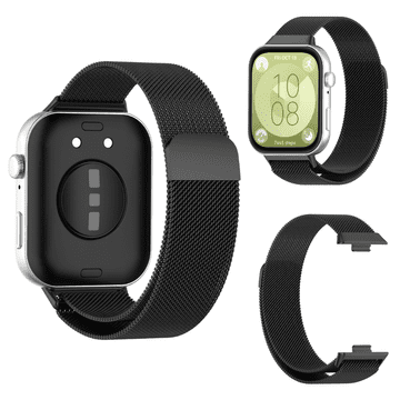 Remen za Huawei Watch Fit 3 / Fit 4 / 4 Pro, jaka crna narukvica