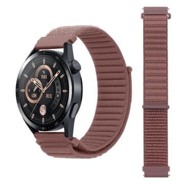 Remen za Samsung Galaxy Watch 4 5 6 7 40/44/45/46/47 Klasični najlon smeđi