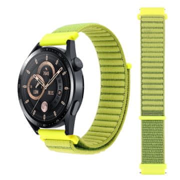 Remen za Samsung Galaxy Watch 4 5 6 7 40/44/45/46/47 Klasični najlon zeleni
