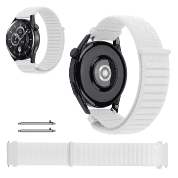 Remen za Xiaomi Redmi Watch 5 Lite, jaki najlon 22 mm, bijeli