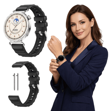 Remen za Huawei Watch GT 4 5 6 41mm Klasična Elegantna narukvica crna 18mm