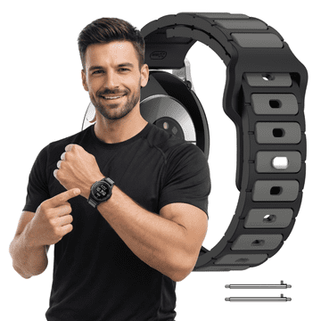 Remen za Huawei Watch GT2 GT3 GT 2 3 42mm 43mm Elegantna narukvica crna