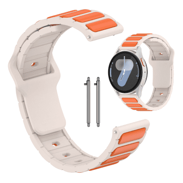 Remen za Samsung Galaxy Watch 46mm, 3 45mm, S3 Classic remen bež 22mm