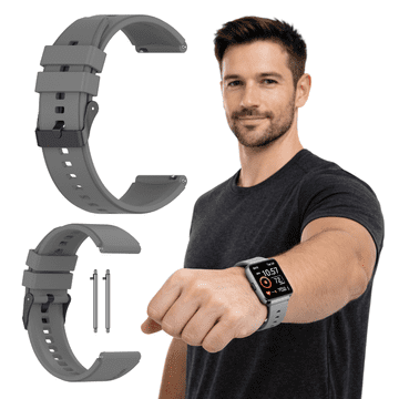 Remen za Xiaomi Redmi Watch 5 Lite za narukvicu sata, siva, 22 mm