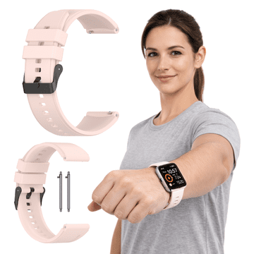 Silikonski remen za Xiaomi Redmi Watch 5 Lite, roza, 22 mm