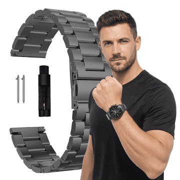 Remen za Xiaomi Mi Watch S1 S2 S3 S4 Amazfit GTR 47mm narukvica crna