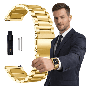 Metalni remen za Xiaomi Redmi Watch 5 Lite zlatna jaka i izdržljiva narukvica