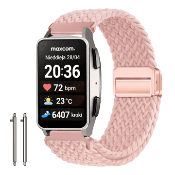 Remen za Maxcom FW36 Aurum SE pletenu narukvicu 20 mm RAZNE BOJE