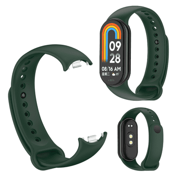 Silikonski remen za Xiaomi Mi Band 8 9 10 narukvicu sat zelene boje
