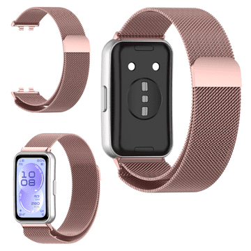 Metalni remen za Huawei Band 11 / Band 11 Pro, jednobojno ružičaste boje