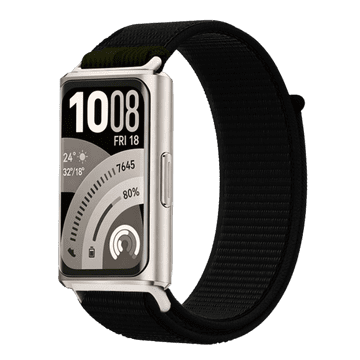 Remen za Huawei Band 11 / Band 11 Pro najlonski remen crni za pametni sat