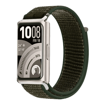 Remen za Huawei Band 11 / Band 11 Pro najlonska narukvica zelene boje, jaka