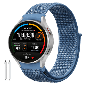 Remen za HUAWEI Watch GT Runner 2 remen narukvica najlon 20 mm plava