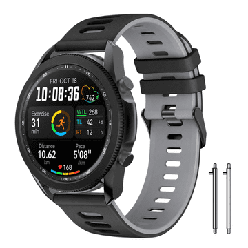 Dvobojna silikonska narukvica za Huawei Watch GT Runner s 2 remena