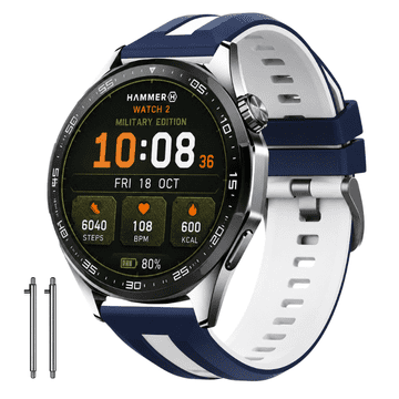 Silikonski remen za HAMMER Watch 2 Military Edition sat, 22 mm