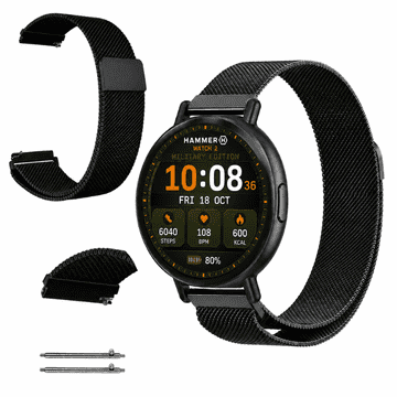 Remen za HAMMER Watch 2 Military Edition 22 mm narukvica metalna