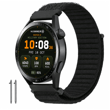 Remen za HAMMER Watch 2 Military Edition, najlonski remen, jak, izdržljiv, COLORS
