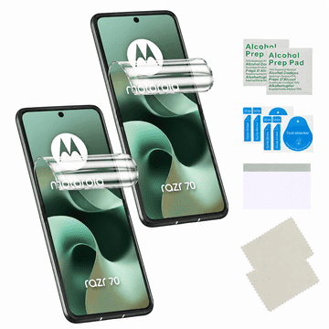 Zaštitna folija za MOTOROLA RAZR 70 5G na ekranu, hidrogel jaka TPU, 2 kom.