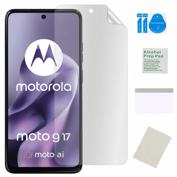 Zaštitna folija za MOTOROLA MOTO G17 mat zaštitnik ekrana, hidrogel, jaki TPU