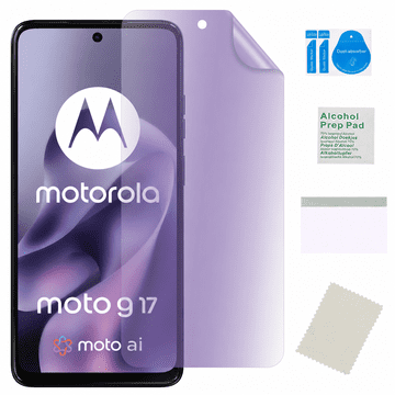 Zaštitna folija za MOTOROLA MOTO G17 na ekranu, hidrogel anti-blue, jaka