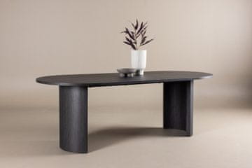 Venture Design AB Blagovaonski stol Grundsund 220x100x75 cm Crni