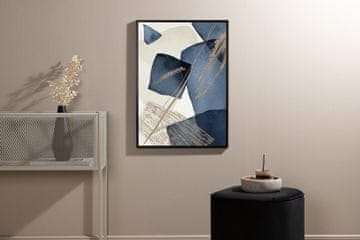 Venture Design AB Poster Blue swirl 30x40 cm Bež
