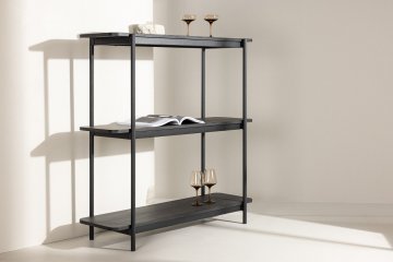 Venture Design AB Polica 40x120x120 cm Crna