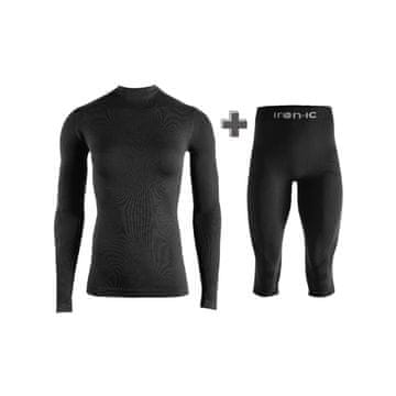 IRON-IC Baselayer Kit Women 3/4 – ženski termo komplet majica + 3/4 tajice