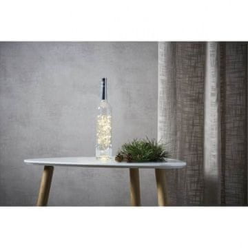 Northix LED SVJETLOSNA TRAKA DEW DROP / 40 LED / 2,0 M / BATERIJA / TAJMER