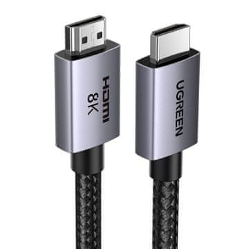 Northix UGREEN HD171 HDMI 2.1 kabel 8K, 1 m - sivi