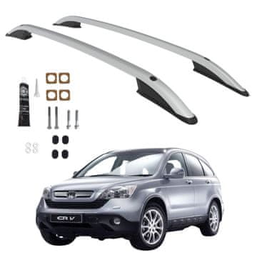 CAN Krovni nosači za HONDA CRV SUV 2007.-2011., lagani i izdržljivi aluminijski, srebrni