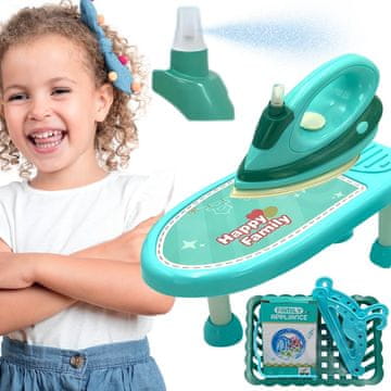 WOOPIE 2-u-1 set za glačanje: daska za glačanje + košara za rublje, 6 komada.