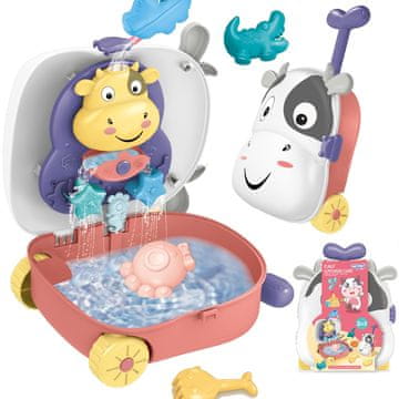 WOOPIE 3-u-1 Set za pijesak Kofer za krave Stol za vodu