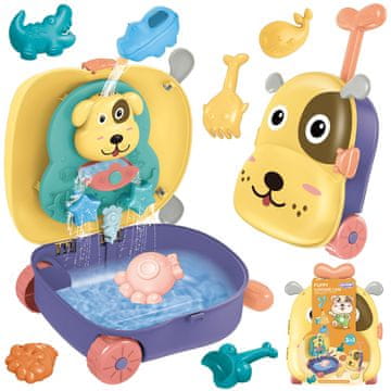 WOOPIE 3-u-1 set za pješčanik, kofer, pas, stol za vodu