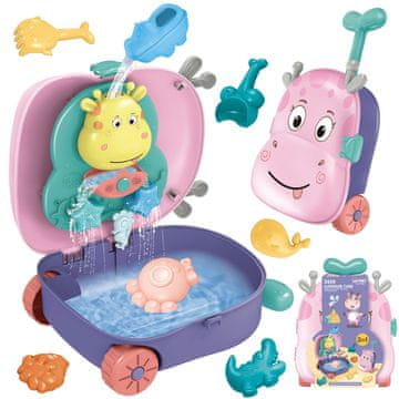 WOOPIE 3-u-1 set za pijesak: kofer s jelenima + igračka za vodu
