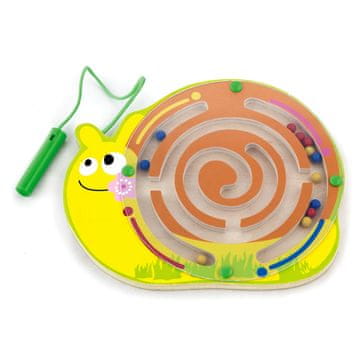Viga Toys Viga magnetski labirint drvena igra puževa