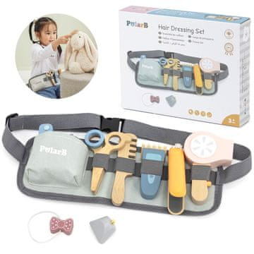 Viga Toys VIGA PolarB Drveni set frizerskih alata