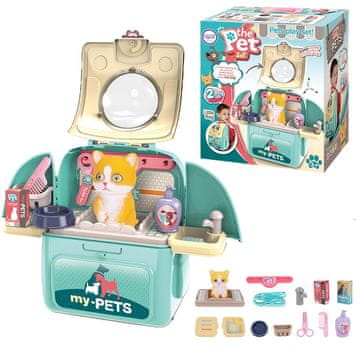 WOOPIE Kitty Prijenosni kozmetički salon 2 u 1 u ruksaku za prijevoz