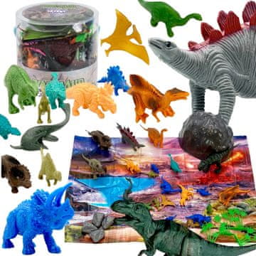 WOOPIE Set figurica dinosaura od 34 dijela.