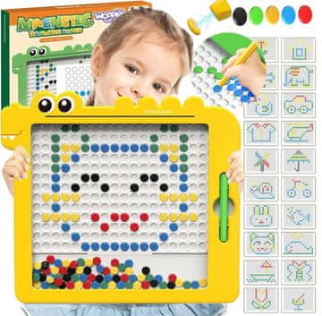 WOOPIE Magnetna ploča za djecu Montessori MagPad Dinosaur