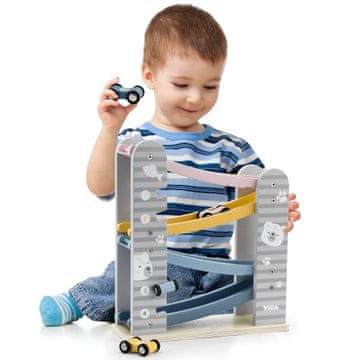 Viga Toys VIGA PolarB Drveni tobogan za automobilske trkaće staze