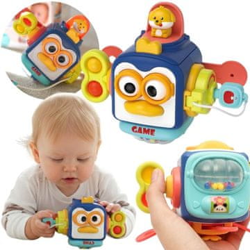 WOOPIE Penguin Montessori senzorna lopta 6 u 1