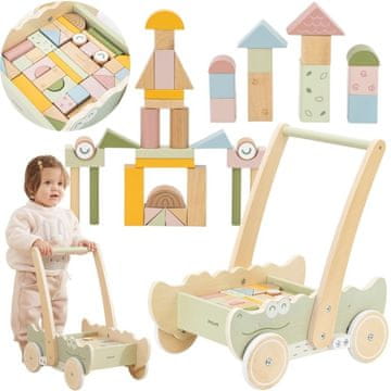 Viga Toys Viga drvena kolica za guranje
