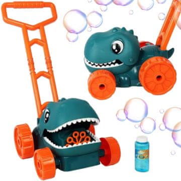 WOOPIE Dino Bubble vrtna kosilica s dinosaurom + tekućina