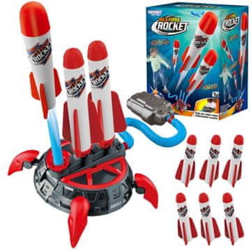 WOOPIE bacač raketa od pjene, 6 komada.